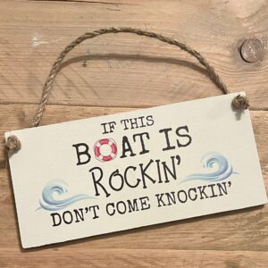Norfolk Broads Quirky Boat Rockin Sign
